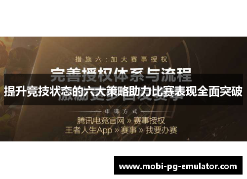 提升竞技状态的六大策略助力比赛表现全面突破